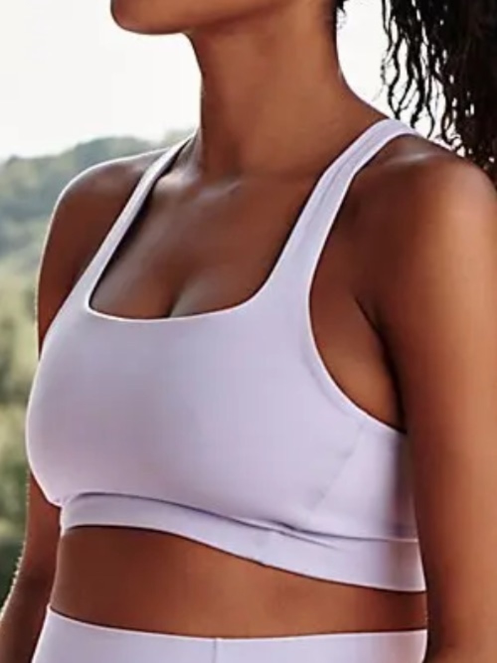 NWT free people movement x hatch white soft sports bra size XS